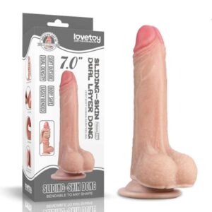 Dương vật giả Lovetoy Sliding màu hồng size 7