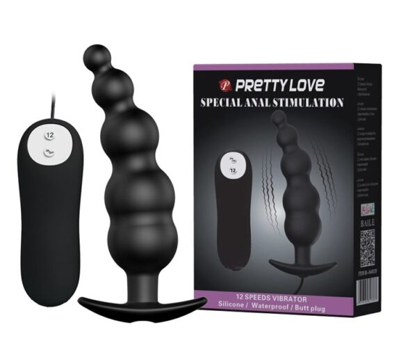 Dụng cụ hậu môn hạt me pretty love 12 chế độ rung