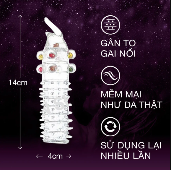bao cao su gai bi kích dục