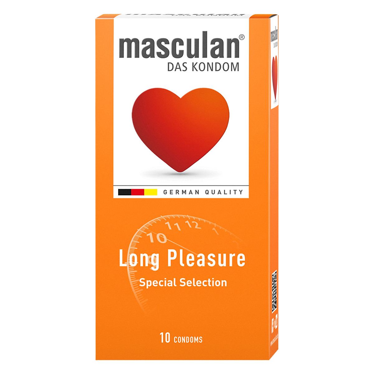 Bao Cao Su Masculan Das Kondom Long Pleasure, bao cao su kéo dài thời gian quan hệ, bao cao su chống xuất tinh sớm