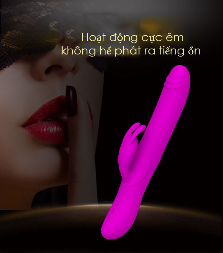 chim-gia-rung Dương vật Prettylove Byron Bi Rung Mềm Mịn Cho Phái Đẹp