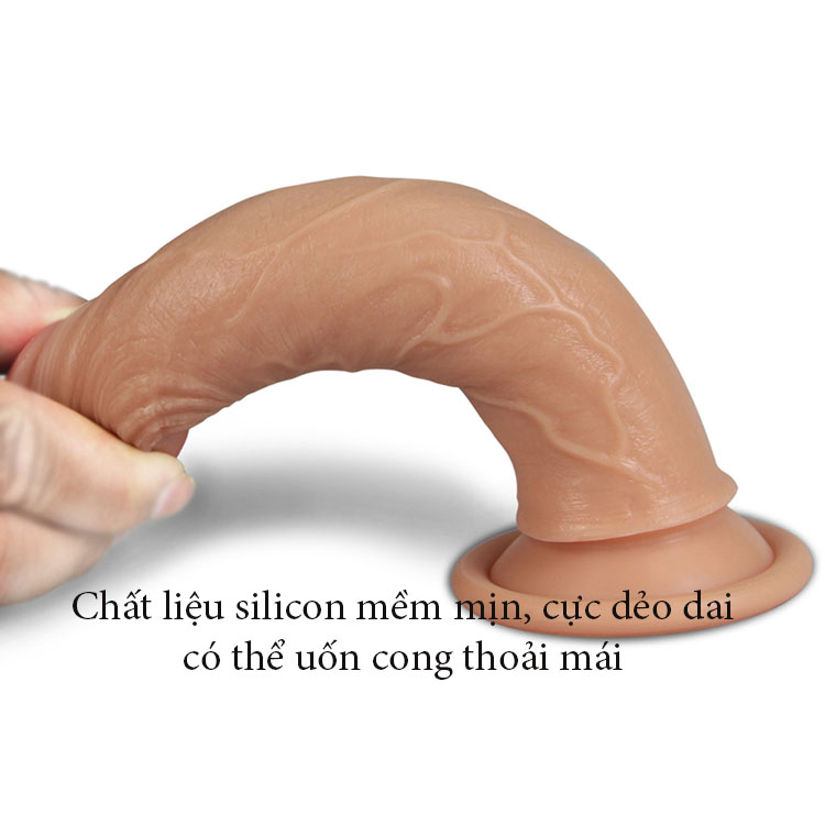 Dương Vật Silicon 2 Thớ Siêu Mềm Mịn Nature Cock