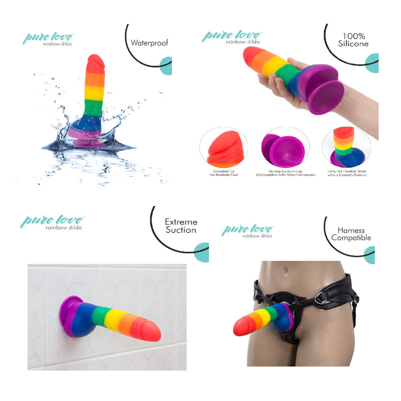 Dương Vật Giả 7 Màu Lovetoy Prider