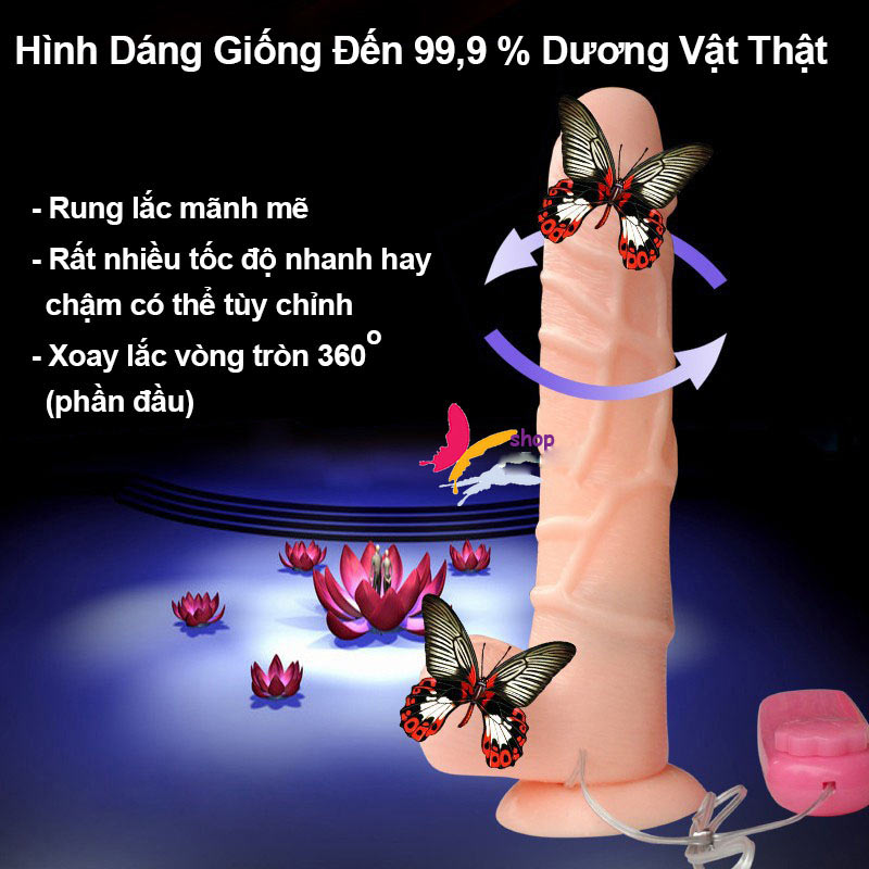 Dương vật giả gắn tường xoay ngoáy cực sướng
