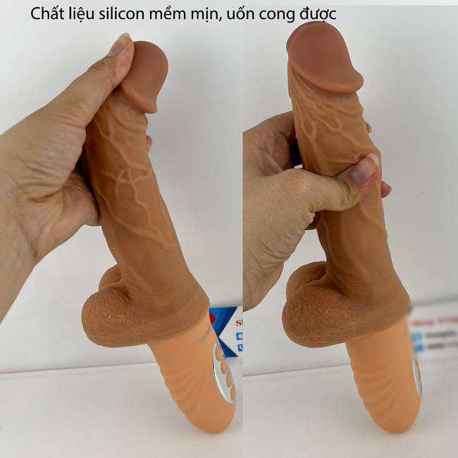 Dương vật giả cầm tay yunman intense rung thụt tỏa nhiệt pin sạc