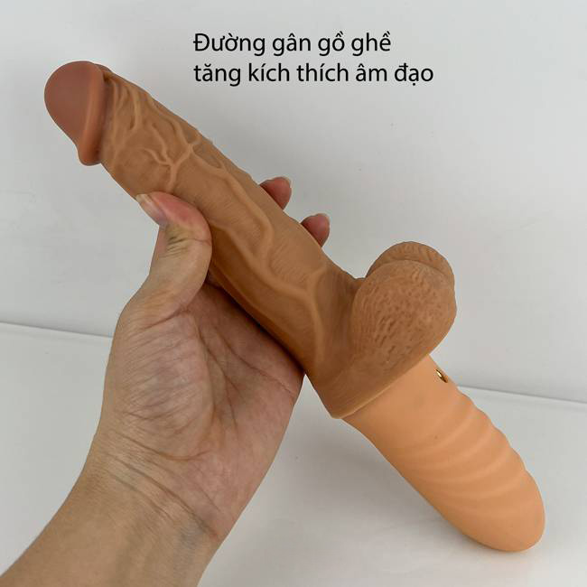 Dương vật giả cầm tay yunman intense rung thụt tỏa nhiệt pin sạc