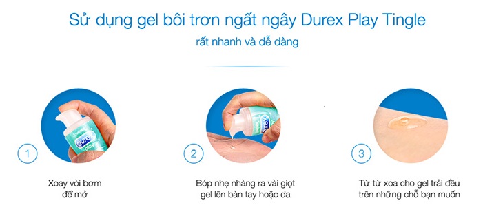 gel-boi-tron-tingling gel bôi trơn durex play tingling tăng khoái cảm