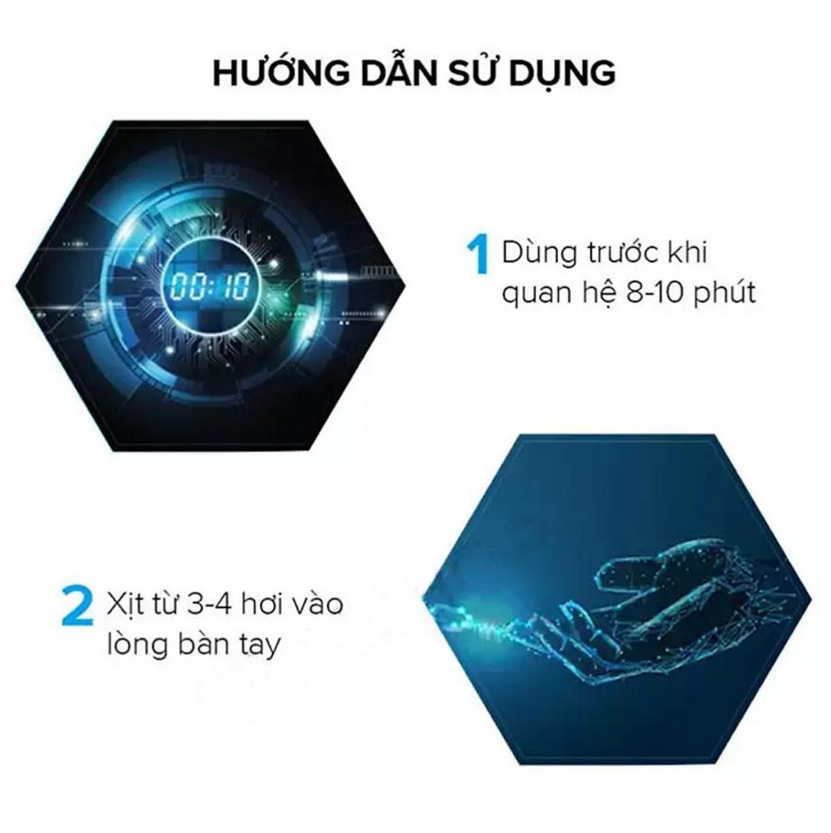 hướng dẫn sử dụng chai xịt chống xuất tinh sớm viga 50000
