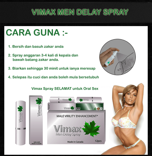 cách dùng lọ xịt vimax