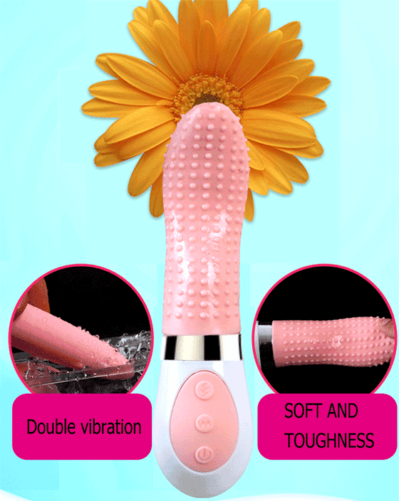 Lưỡi liếm Crazy Tongue cao cấp kèm trứng rung hai đầu