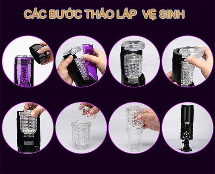 may-thu-dam-tu-dong-easylove206 Máy thủ dâm tự động EASYLOVE, âm đạo thủ dâm tự động, âm đạo giả gắn tường