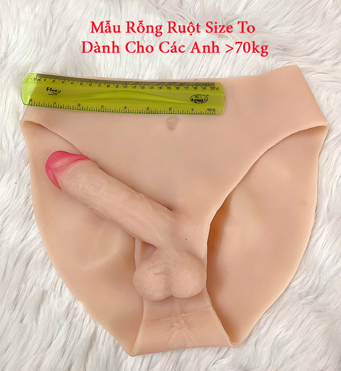 quần gắn dương vật giả rỗng ruột cho nam