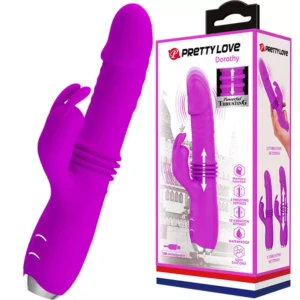 Dương Vật Giả Mini Siêu Rung Thụt - PrettyLove Dorathy