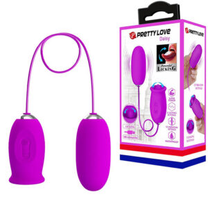 Trứng rung và liếm 2 đầu siêu kích thích PrettyLove Daisy