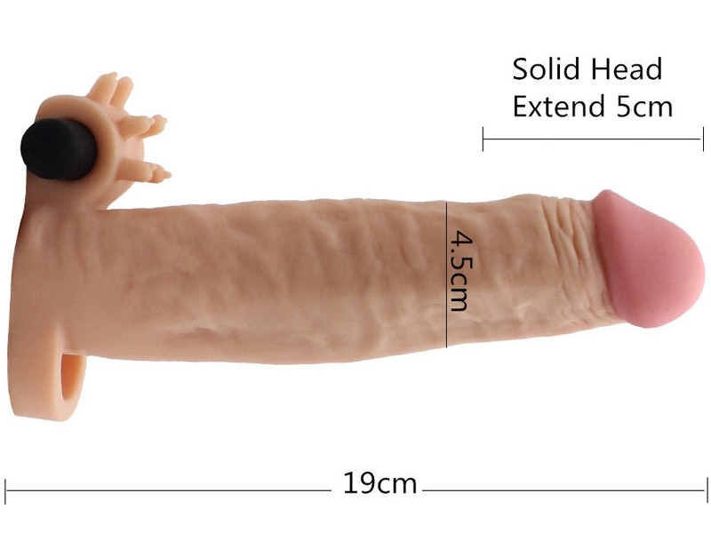 Bao cao su đôn dên Pleasure X-Tender có quai đeo rung gốc 4