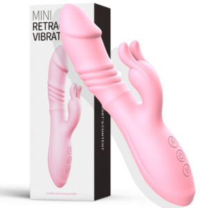 Dương Vật Giả Mini Tai Thỏ Rung Thụt