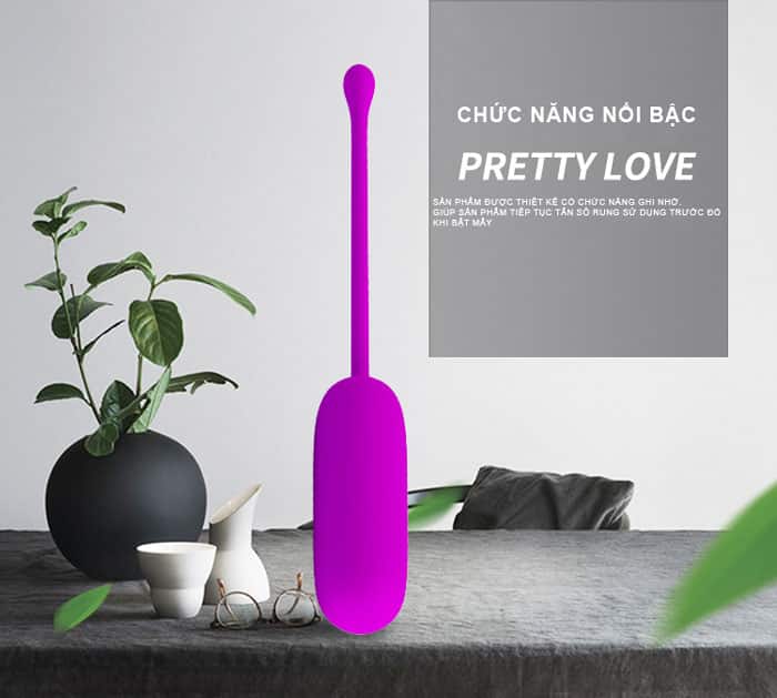 Trứng Rung Pretty Love Joyce Mini Không Dây 12 Chế Độ Trứng Rung Pretty Love Joyce Mini
