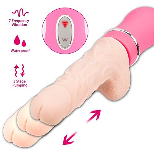 Dương vật giả rung thụt, phát nhiệt Ailighter pin sạc 7