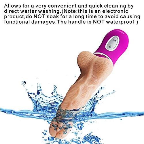 Dương vật giả rung thụt, phát nhiệt Ailighter pin sạc 8