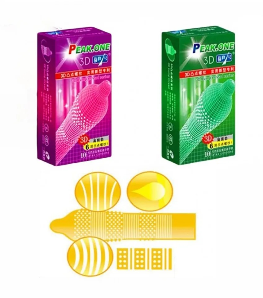 Bao Cao Su Gai Lớn Peak One 3D Hộp 10 Chiếc (Giao Màu Ngẫu Nhiên) 2